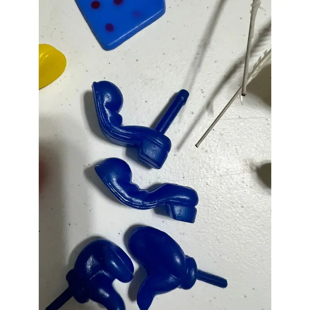 Vintage Cake Decorating Plastic Pieces Toppers Clowns